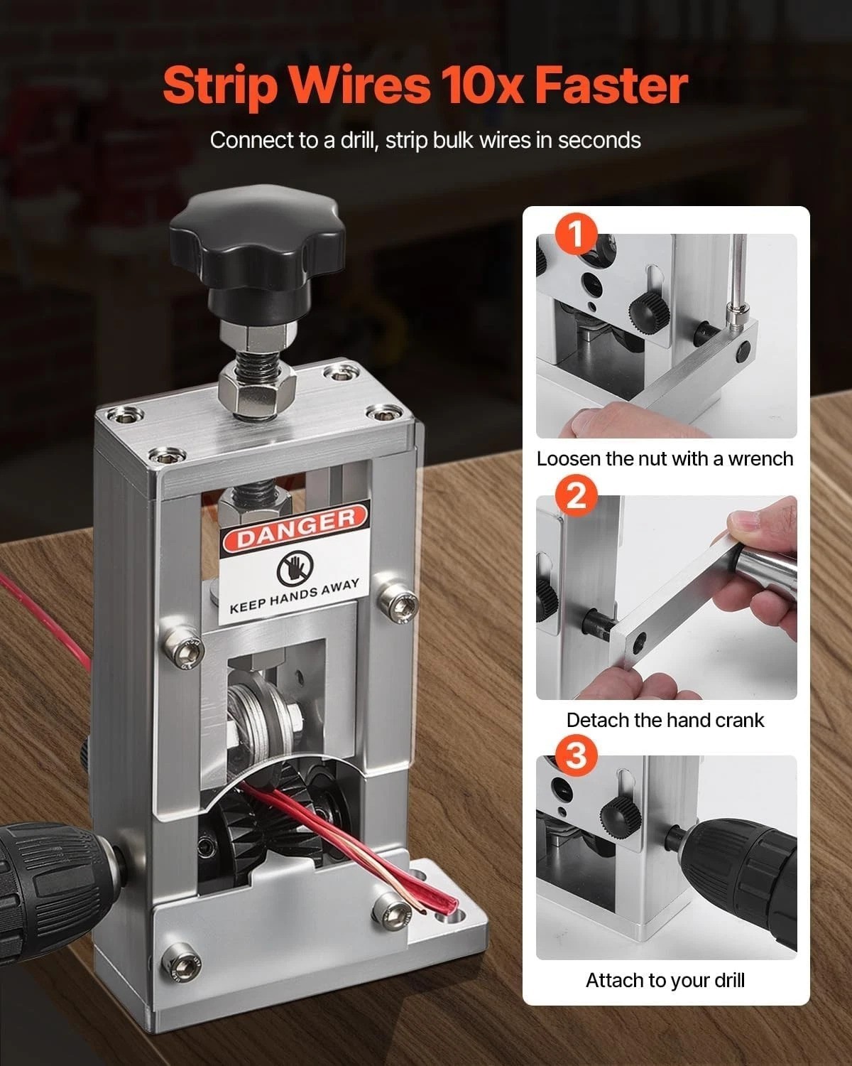 Efficient Wire Stripping Machine Copper Stripper 0.06-1