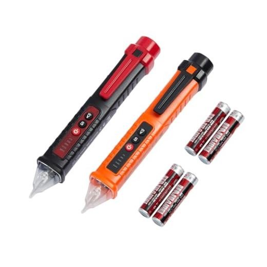 2 Pack Non-Contact Voltage Detector, Voltage Tester Electrical Tester, AC
