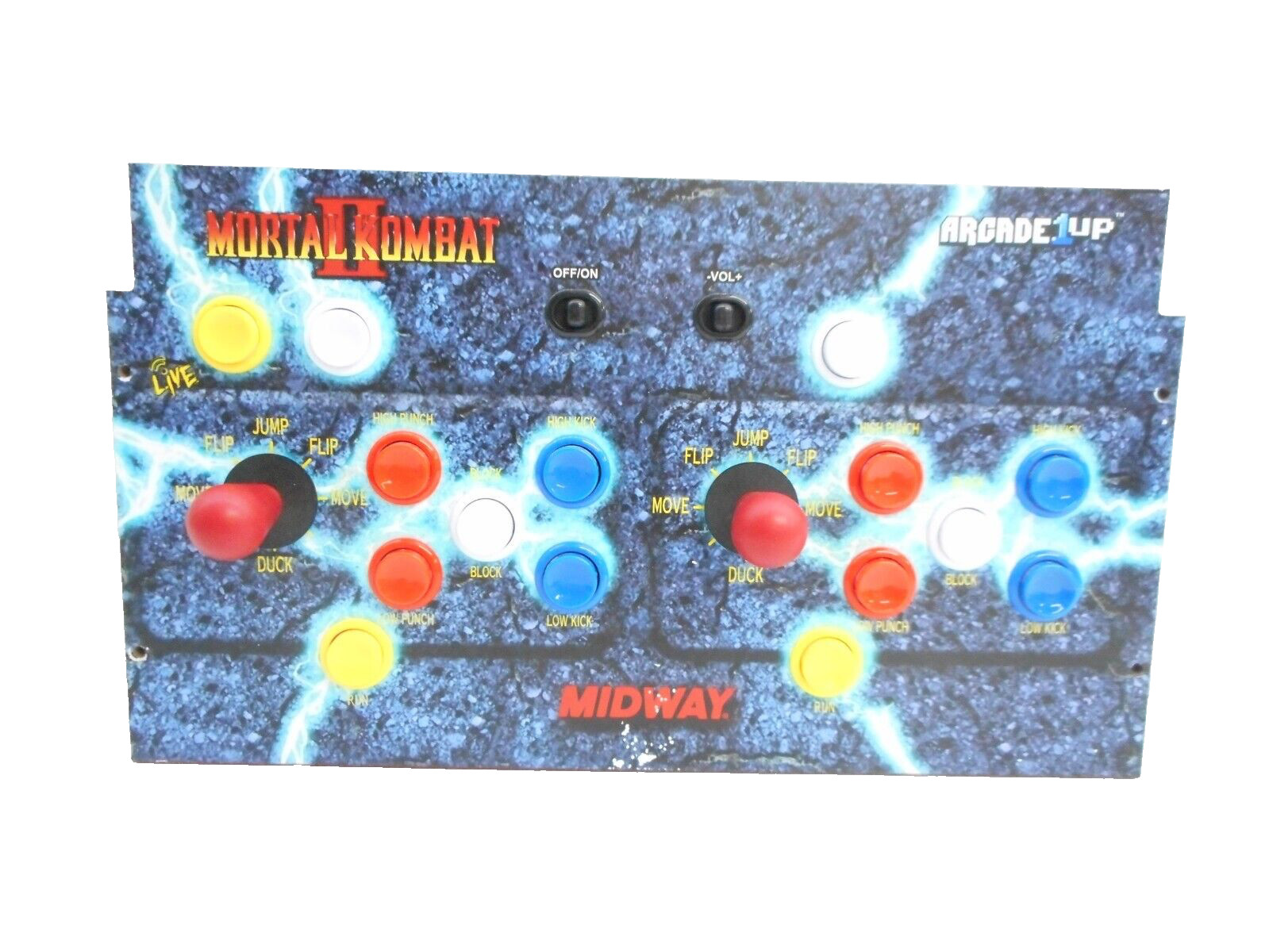 Arcade1Up - Mortal Kombat II Deluxe Arcade Game  Control Deck ONLY - USED