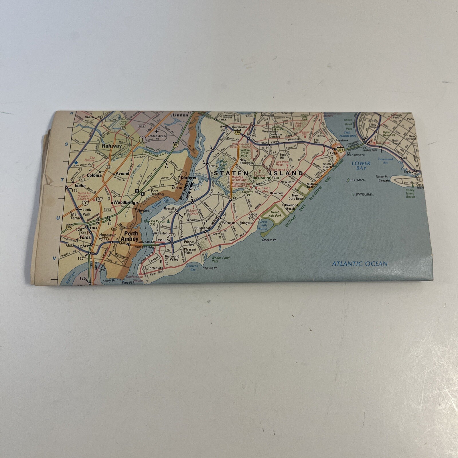 New York and Vicinity Map - New Jersey Map