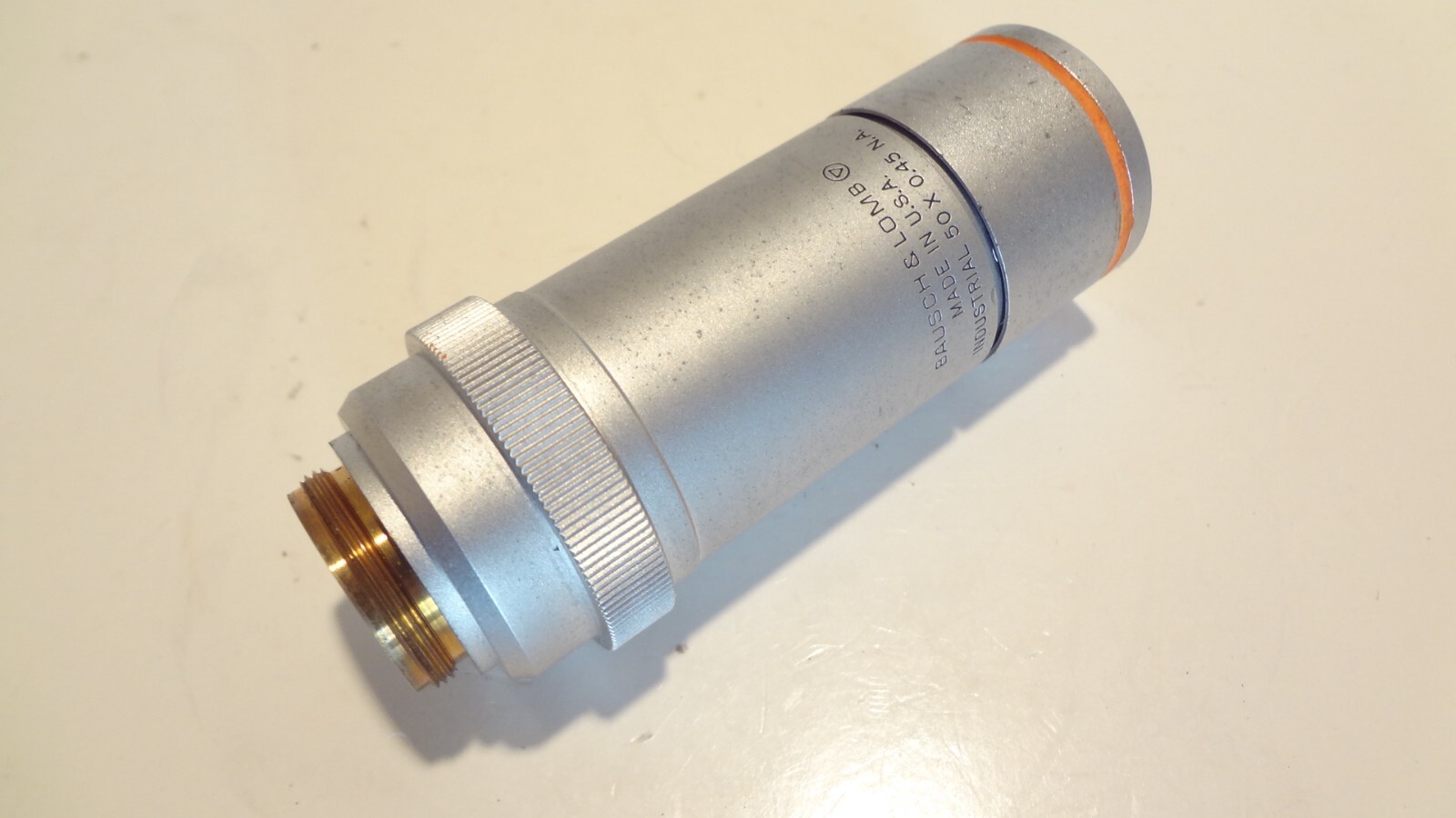 BAUSCH & LOMB INDUSTRIAL OBJECTIVE LENS 50X LONG WORKING DISTANCE **TESTED**
