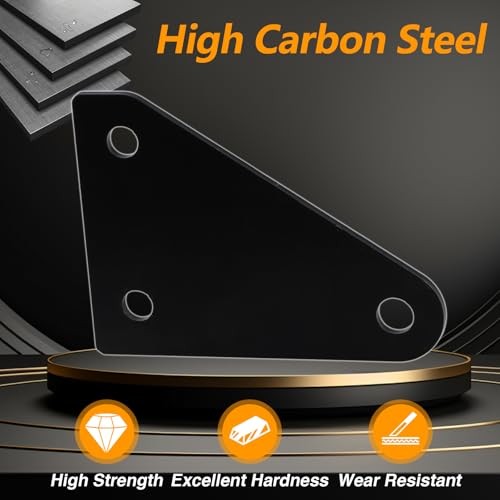 2PCS Bracket Cab Support Mount Plates Bracket Cabs Black Mounting Plate
