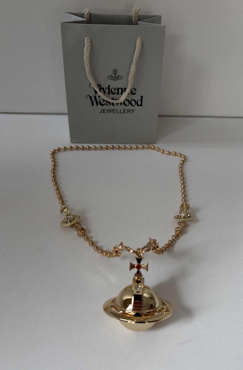 NANA Vivienne Westwood Gold Orb Lighter Necklace Shinichi Okazaki Pendant