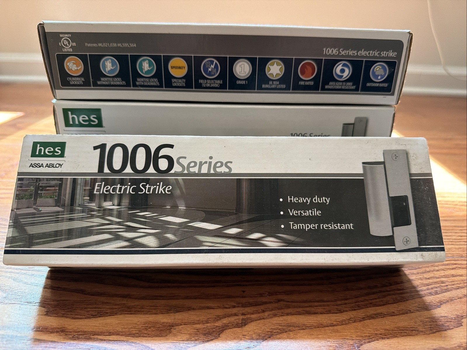 HES 1006 Electric Strike 12/24VDC 1500lb ASSA ABLOY Door Lock, 1006-F-12/24D-630