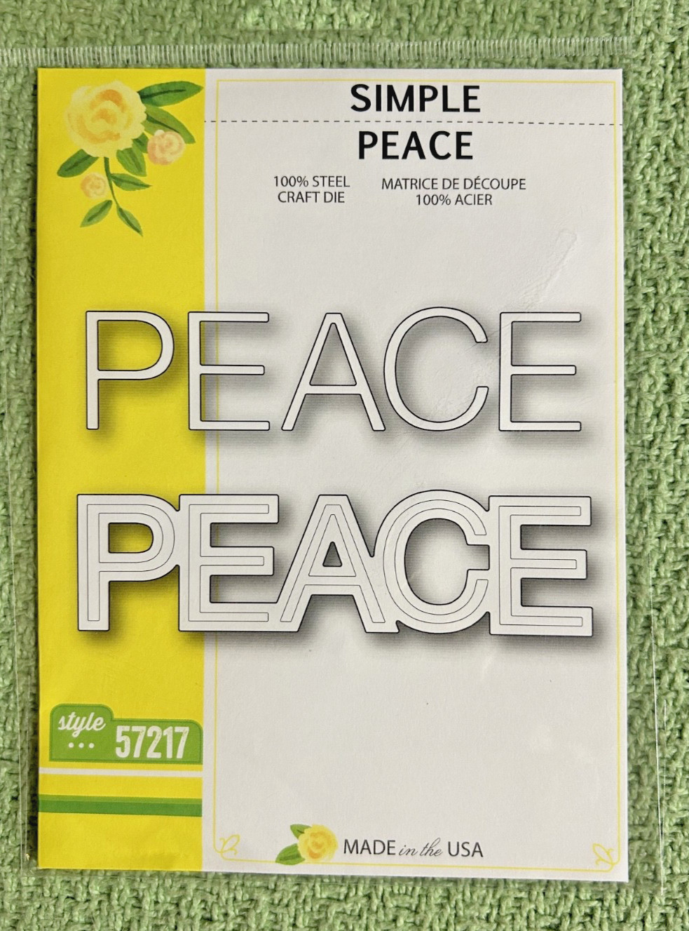 Blueprint Craft Die Collection "Simple PEACE"