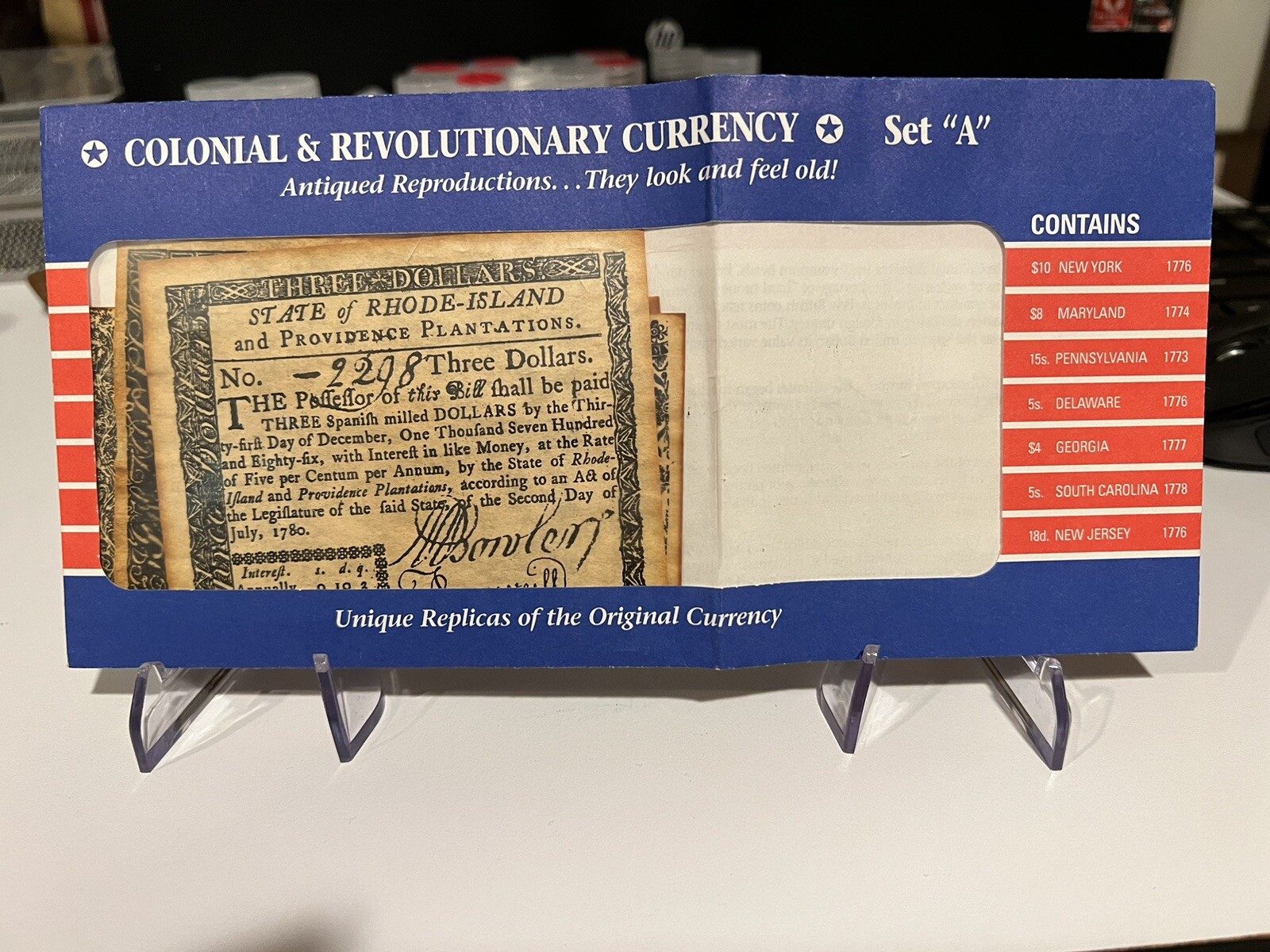 COLONIAL AND REVOLUTIONARY CURRENCY  REPLICAS  BOTH SETS A AND B