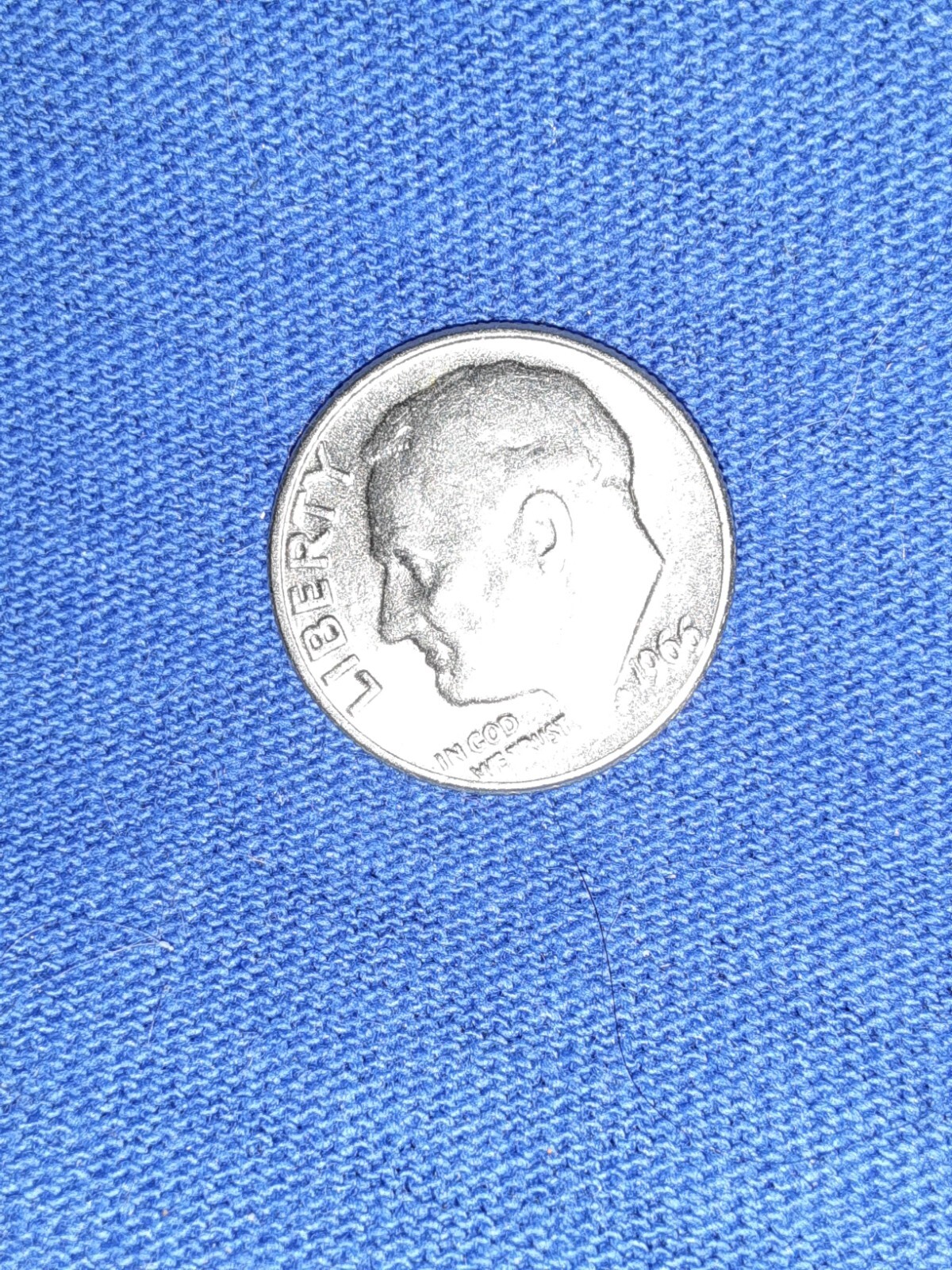 1966 roosevelt dime CIRCULATED