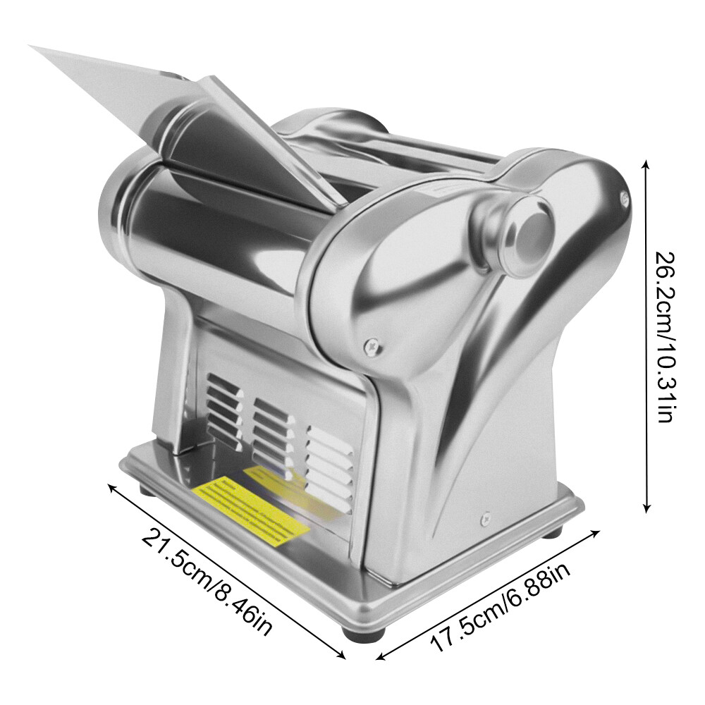 Commercial Electric Dough Roller Sheeter Noodle Pasta Maker Machine Stainless