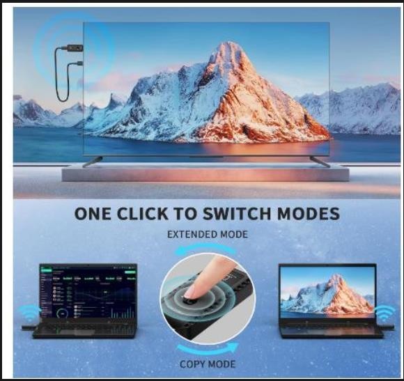 Wireless HDMI Transmitter and Receiver 328ft/100M, Wireless HDMI Extender Kit,