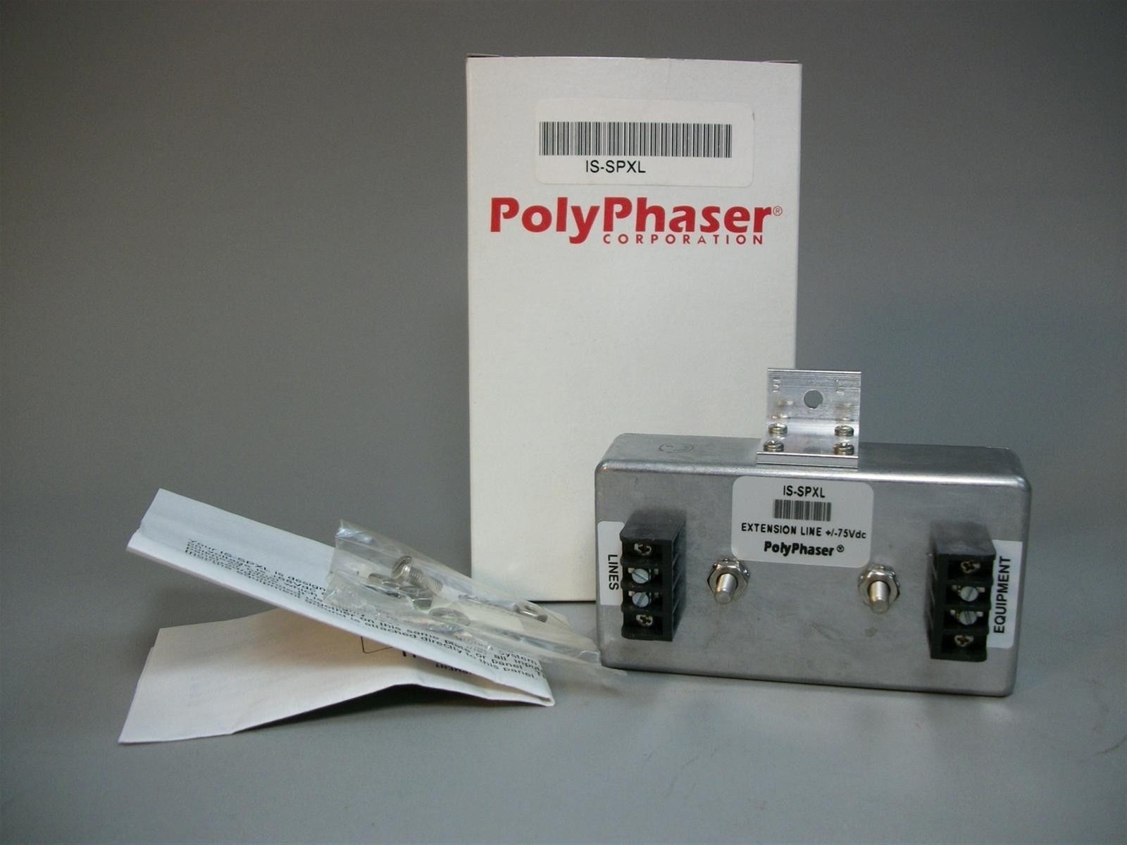 Polyphaser Extension Lines Lightning Protector +/- 75Vdc IS-SPXL -New in Box