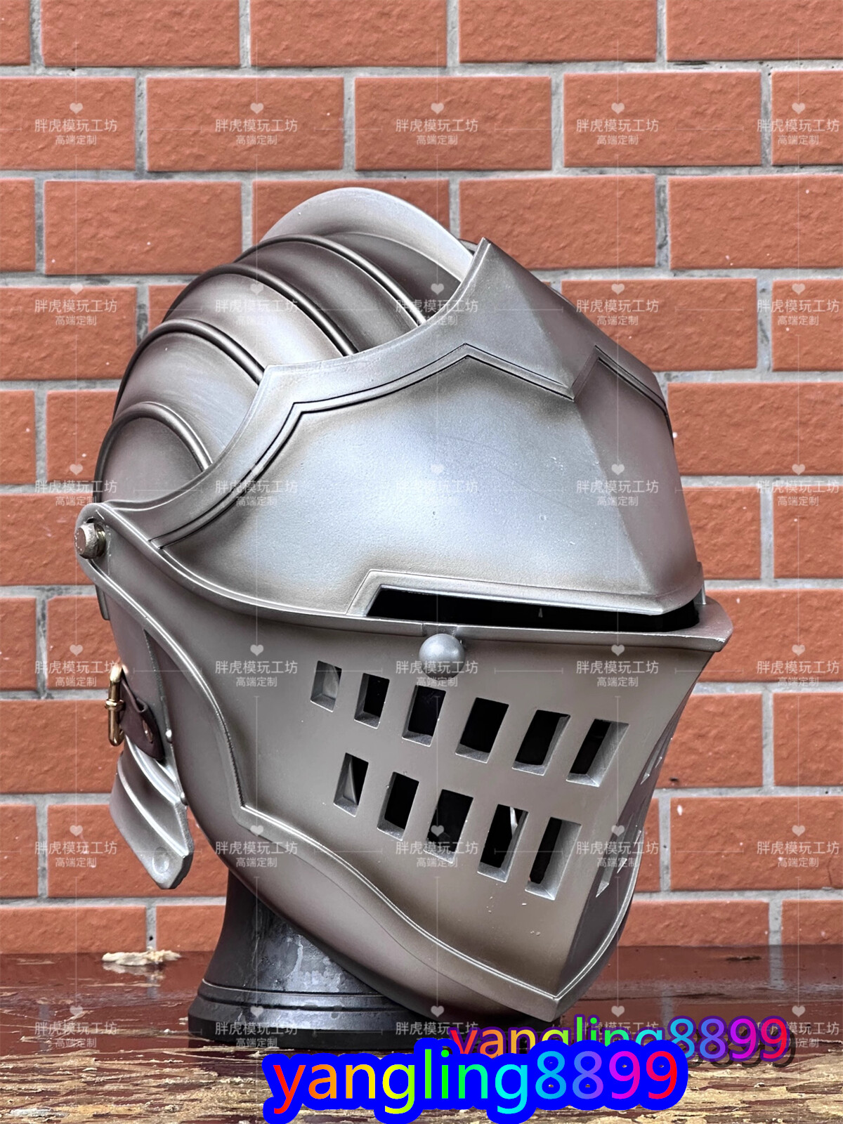 1:1 Dark Souls Knight Oscar Cosplay Helmet Medieval Halloween Party Mask Props