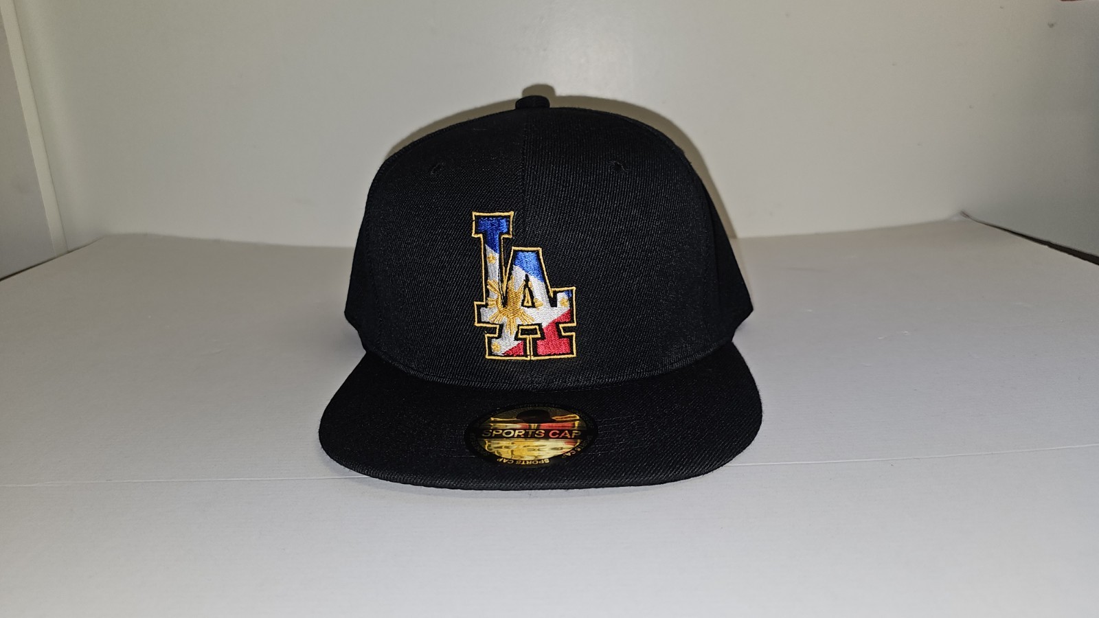 LA DODGERS X PHILIPPINES SUN AND STARS SNAPBACK BLACK CAP HAT