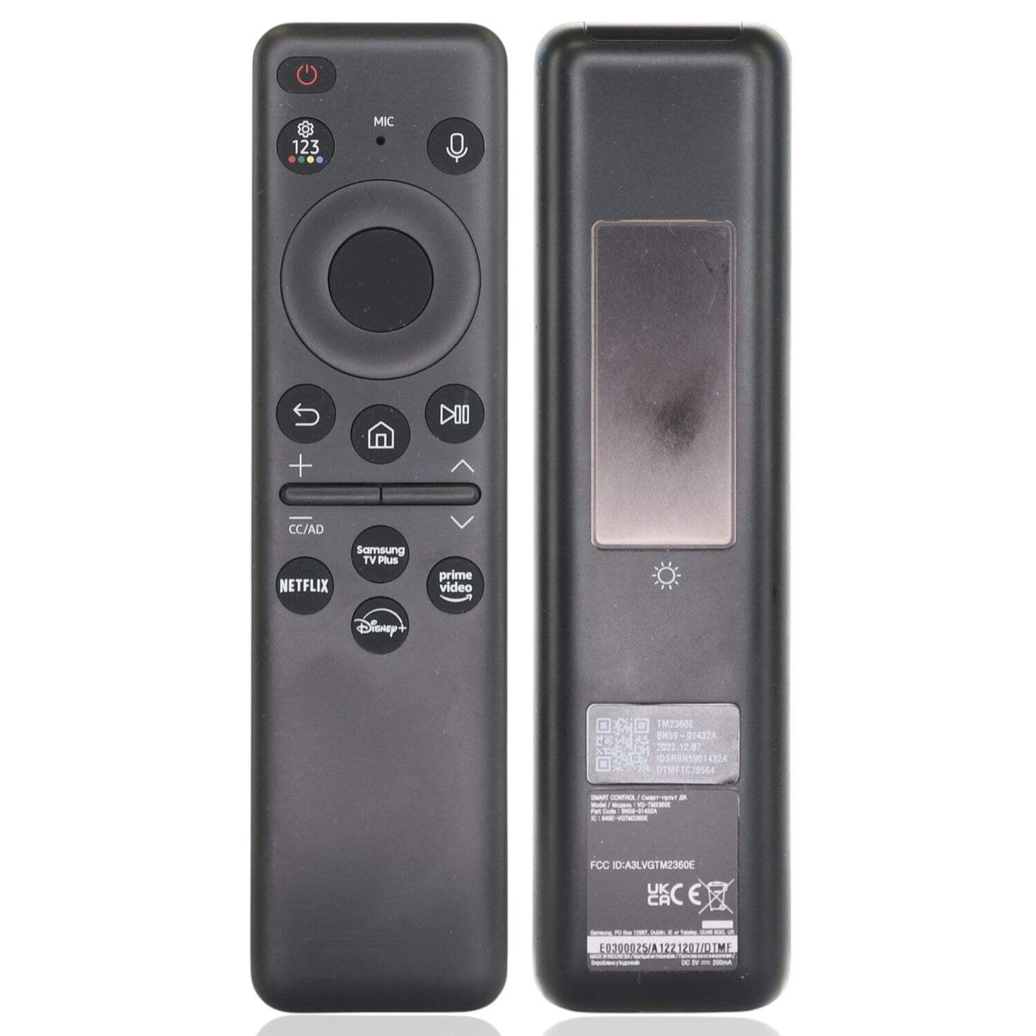 Samsung BN59-01432A / TM2360E 2023 SOLAR SMART TV Remote Control | Samsung TV Pl
