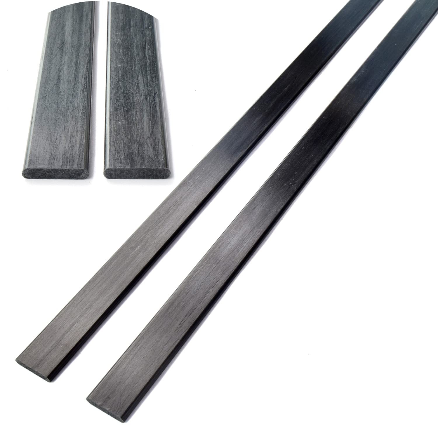 2pcs 3x15mm Length 420mm Flat Carbon Fiber Bars,Pultruded 3.0x15x420mm(2pcs)