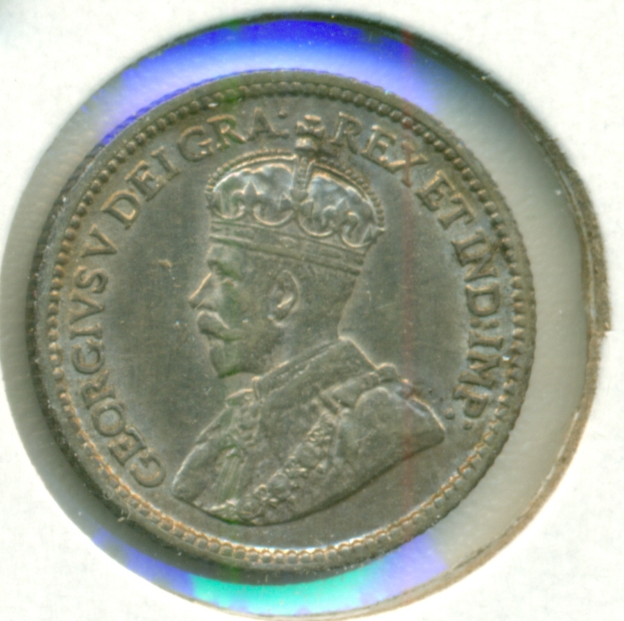 1913 CANADA SILVER FIVE CENTS, CHOICE AU/BU, GREAT PRICE!
