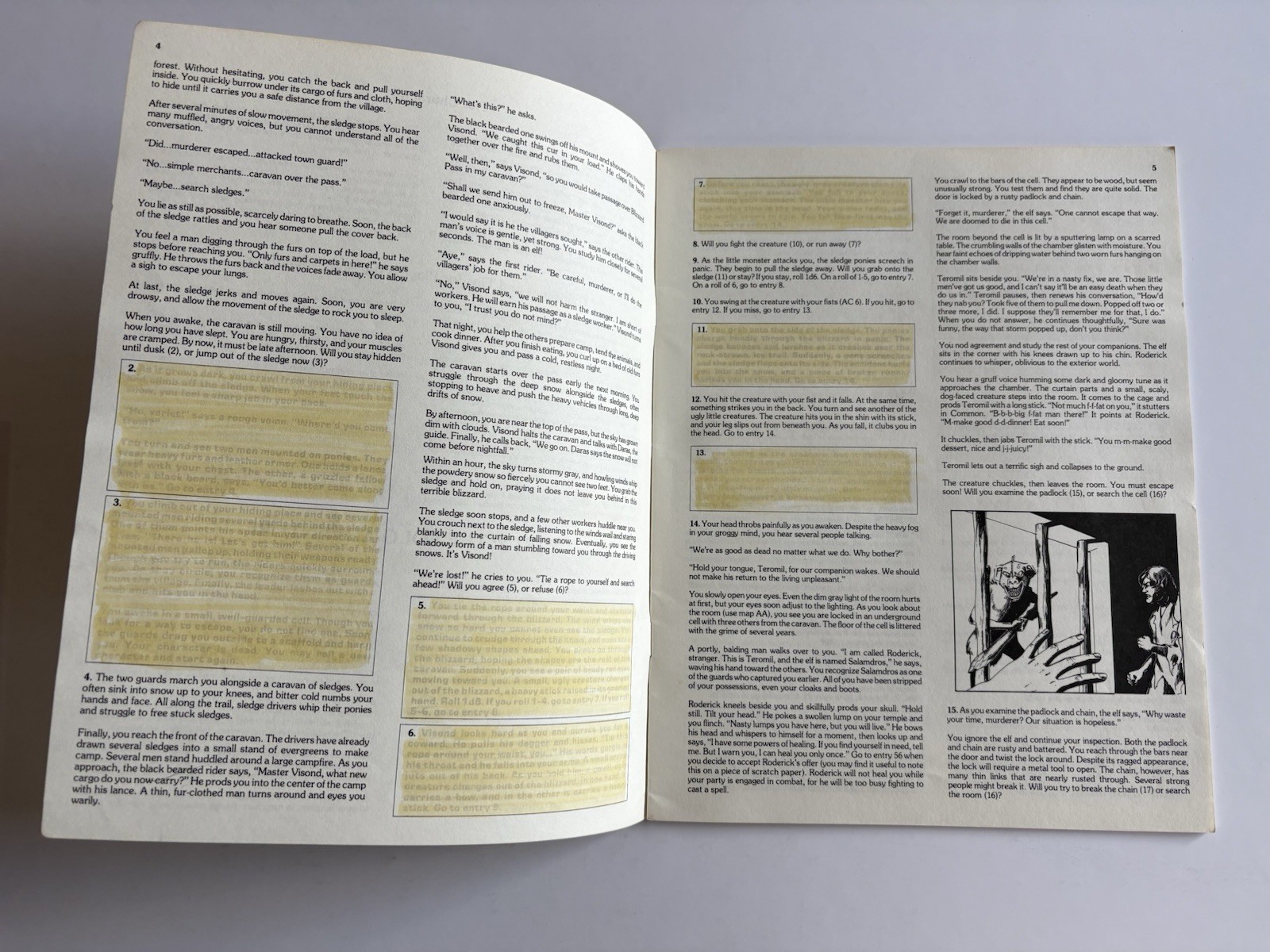 Dungeons and Dragons Blizzard Pass TSR 1983