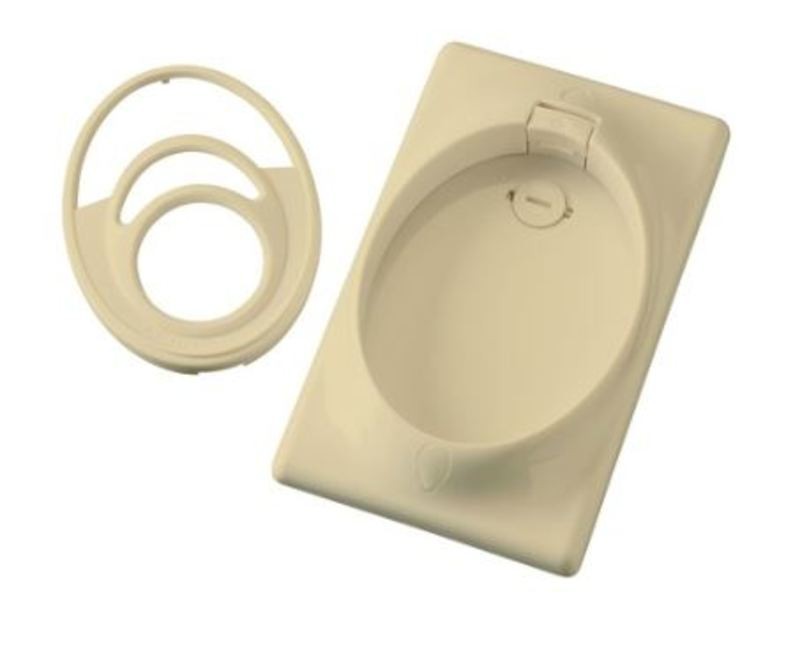 Kichler 370010 Ivory Fan Wall Plate Accessory