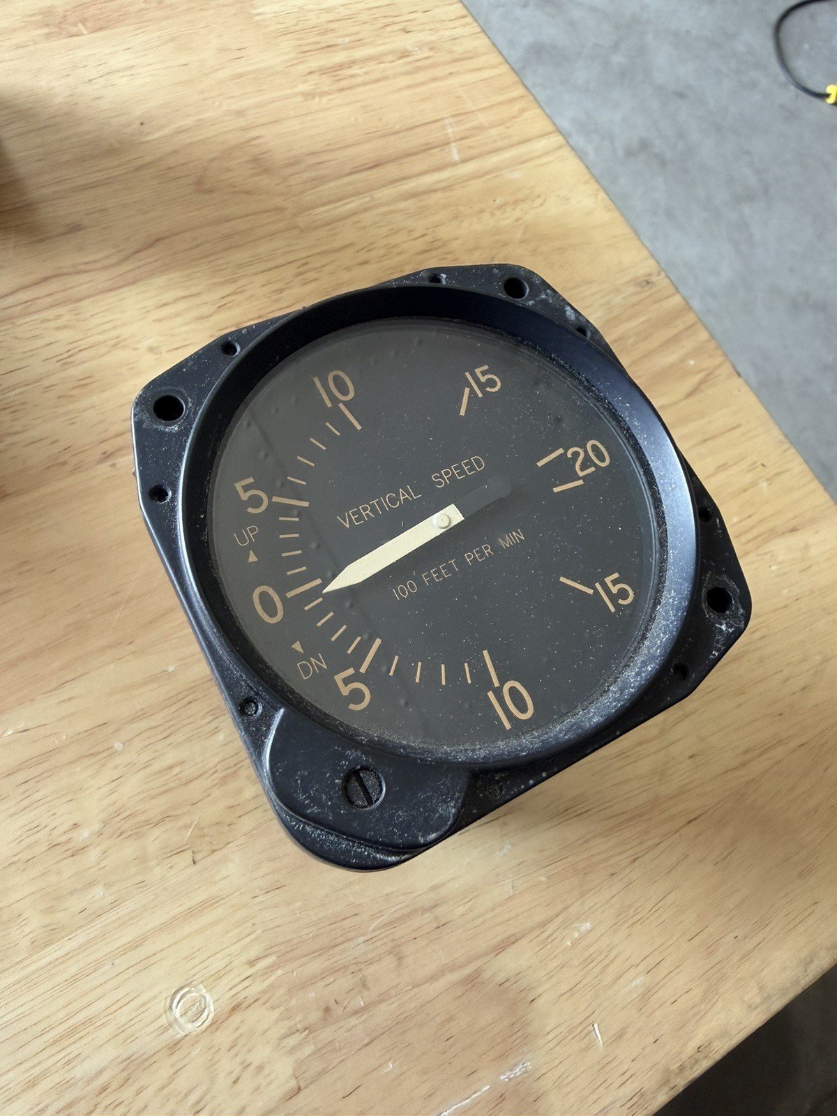 Cessna Vertical Speed Indicator, P/N C661080-0101 16455, Used