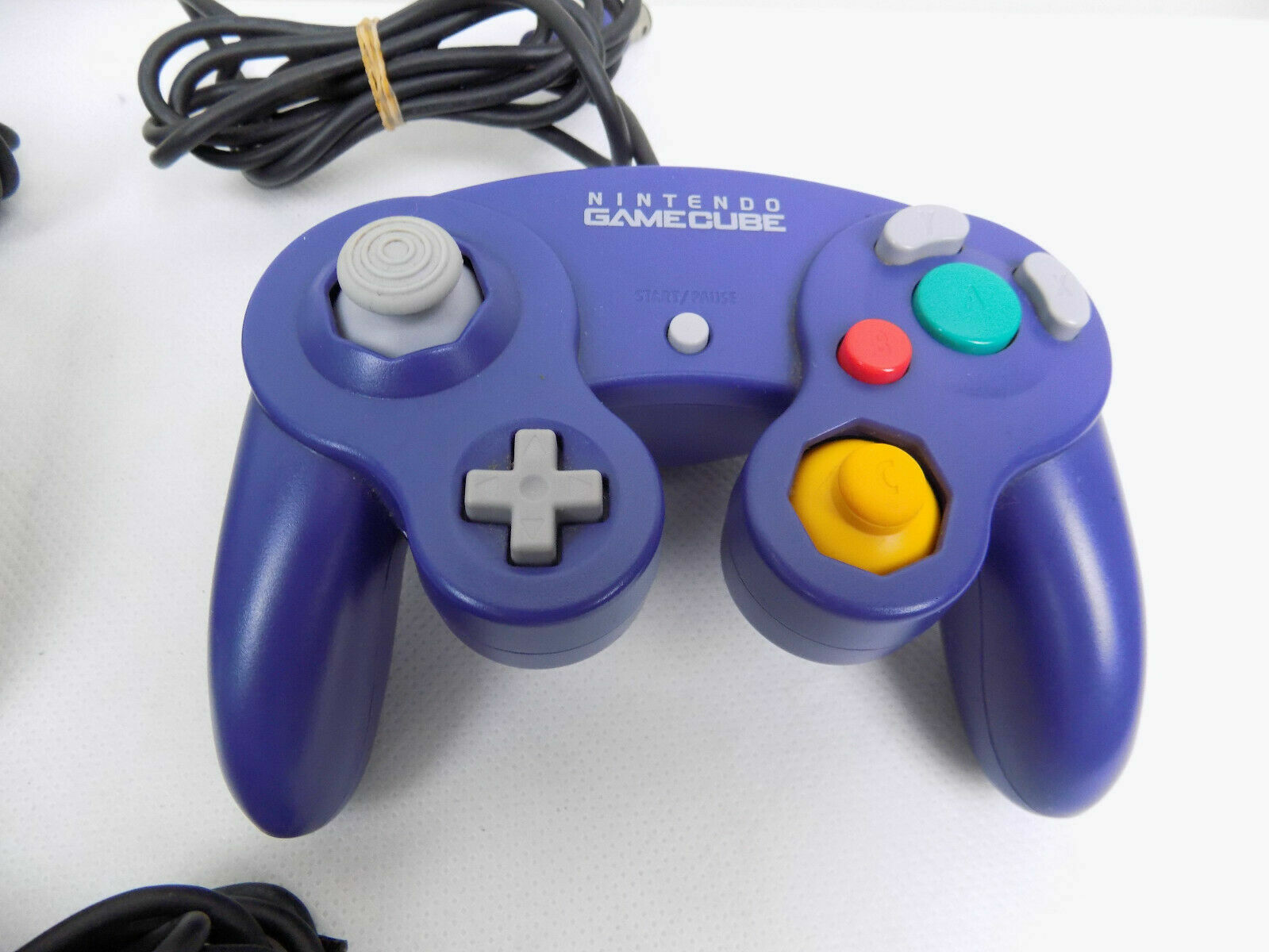 Genuine Nintendo GameCube Controller Purple Indigo Official Authentic