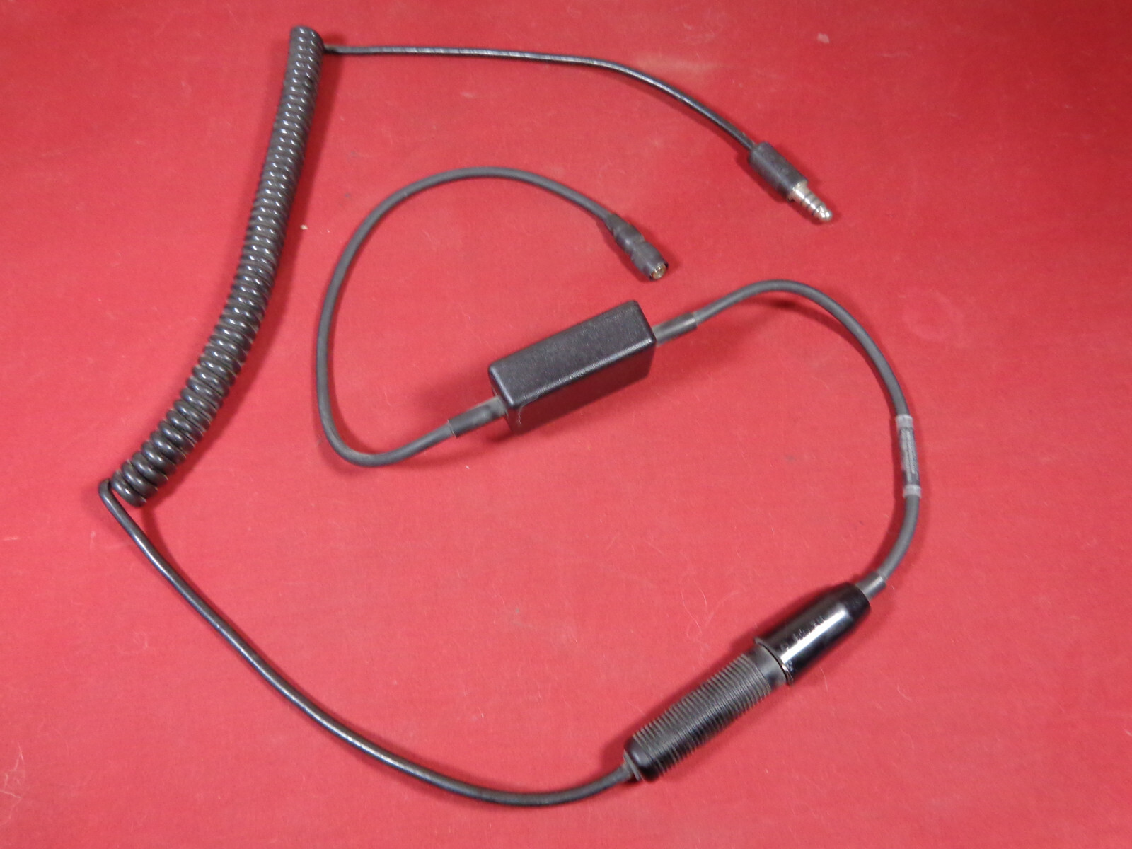 ICS EXU9-CL 7/12 Aviation Radio Headset interface adapter with Hi-ROSE connector