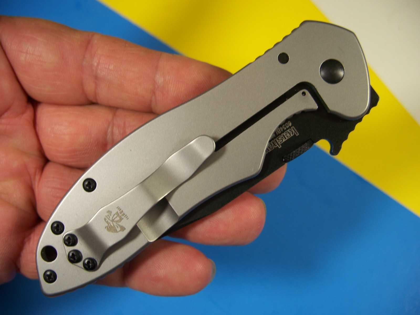 KERSHAW EMERSON - CQC-6K Black G-10 instant-opening wave Knife KAI 6034BLK