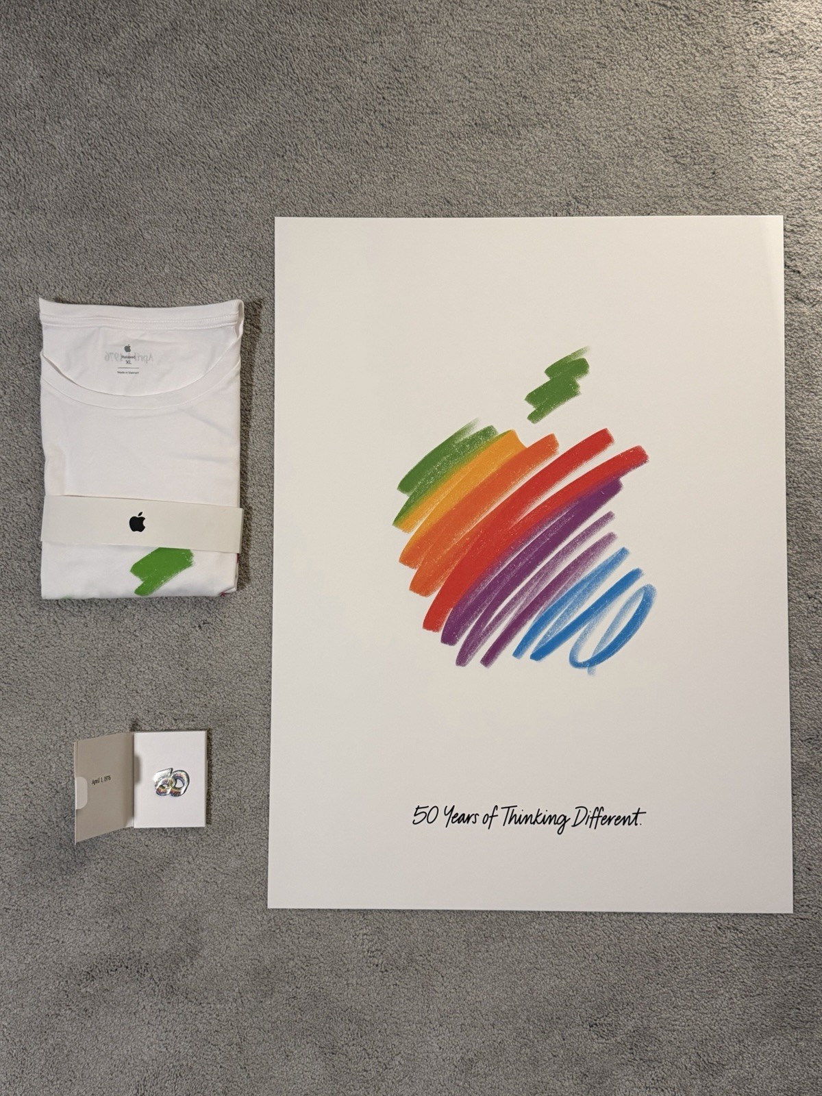 Apple Inc 50th Anniversary Collection Limited Edition Employee Exclusive XL
