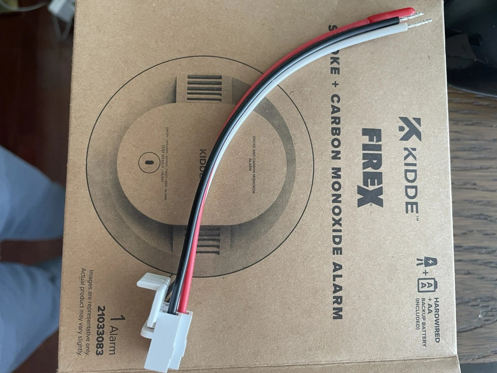 Three 3 Kidde 21033083 CUACFEX Smoke And Carbon Monoxide Alarm