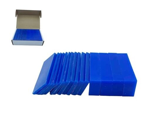 One Pound Blue Wax Block Slice Sheet for Jewelry Carving Ring Making Wax Slice