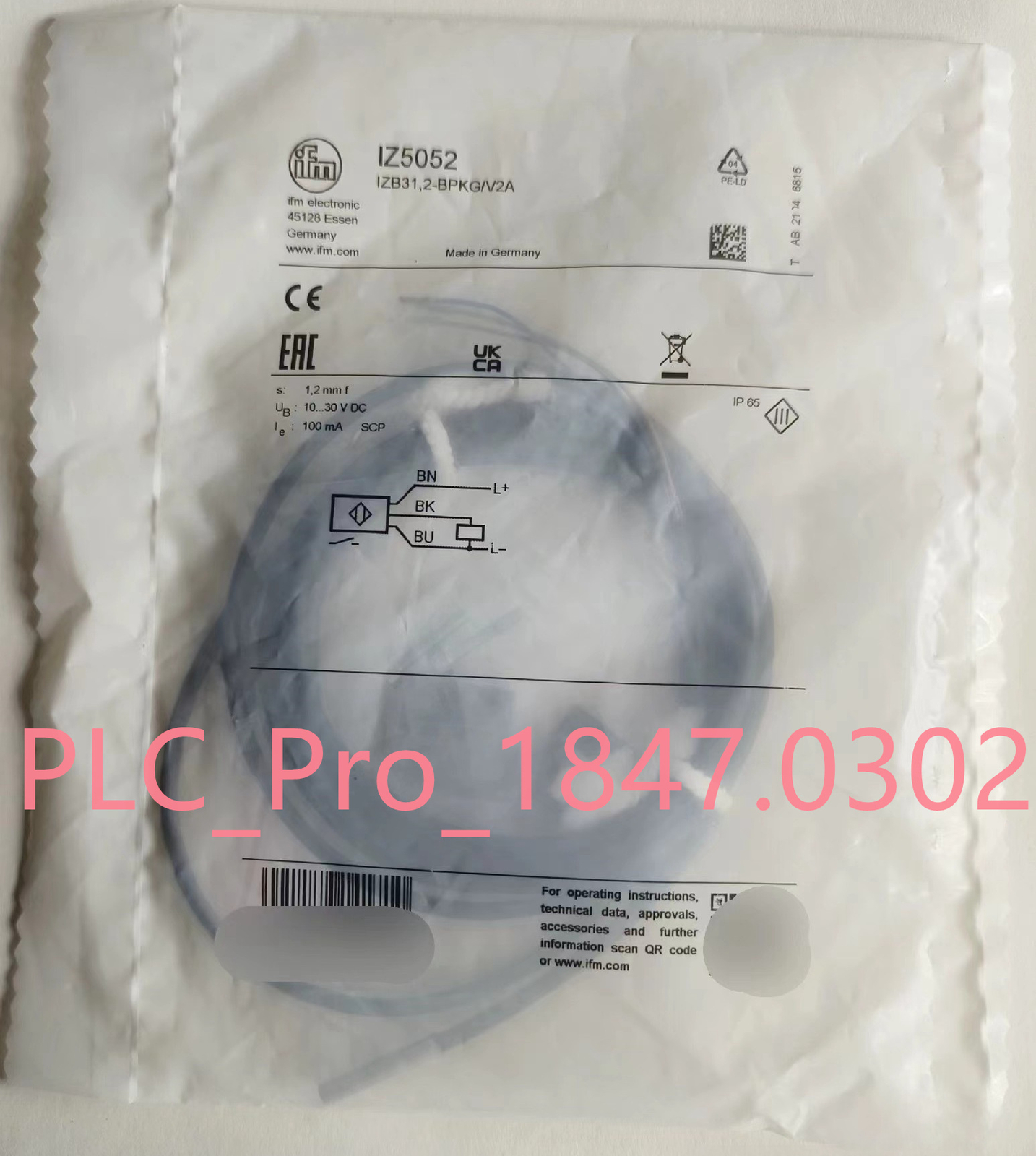 IZ5052 1PCS Brand New IFM IZ5052 Proximity Switch sensor  Fast delivery