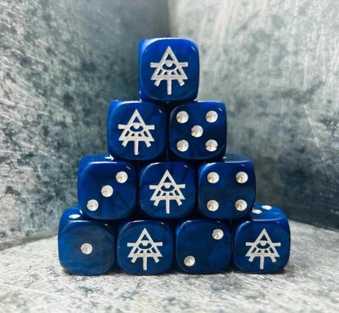 Eldar Craft World, Custom Inspired Dice, ideal for Tabletop Games