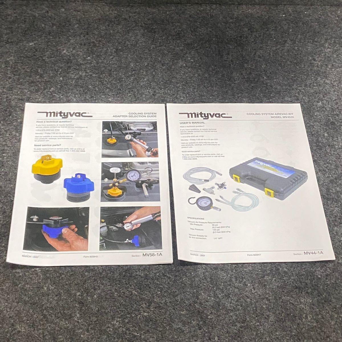 Mityvac MV4535 Cooling System Air Evacuation & Refill Kit