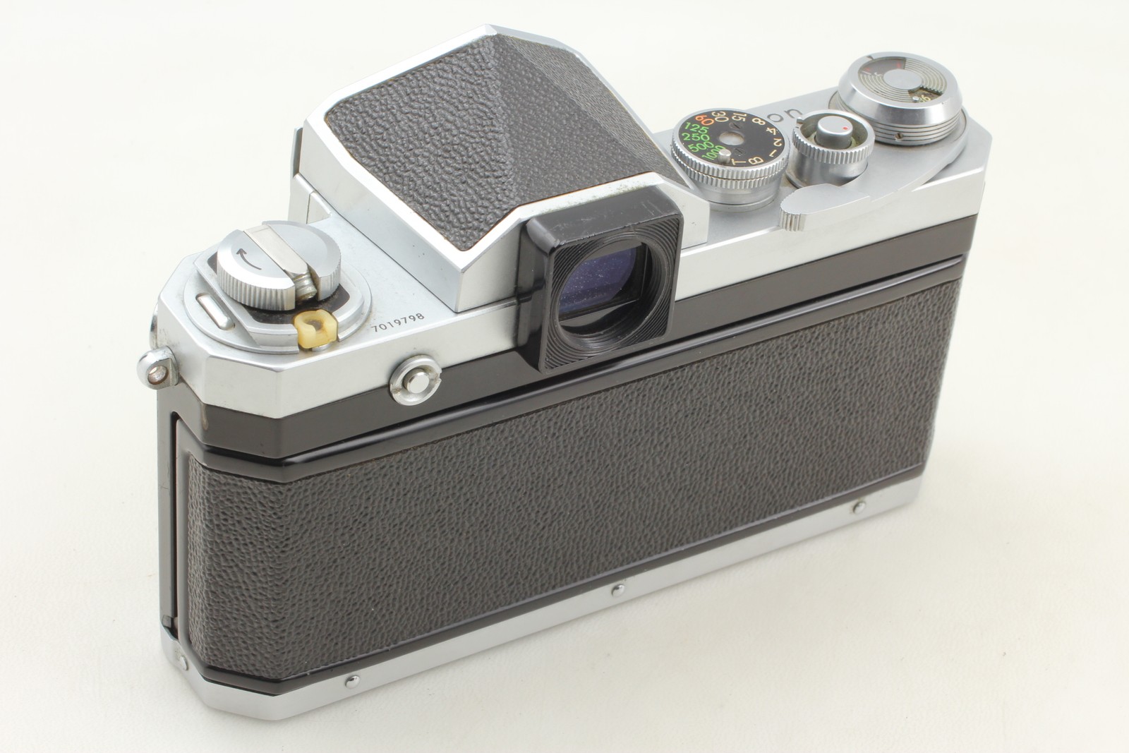 [Exc+5] Nikon F Eye Level Silver 35mm SLR Film Camera From JAPAN