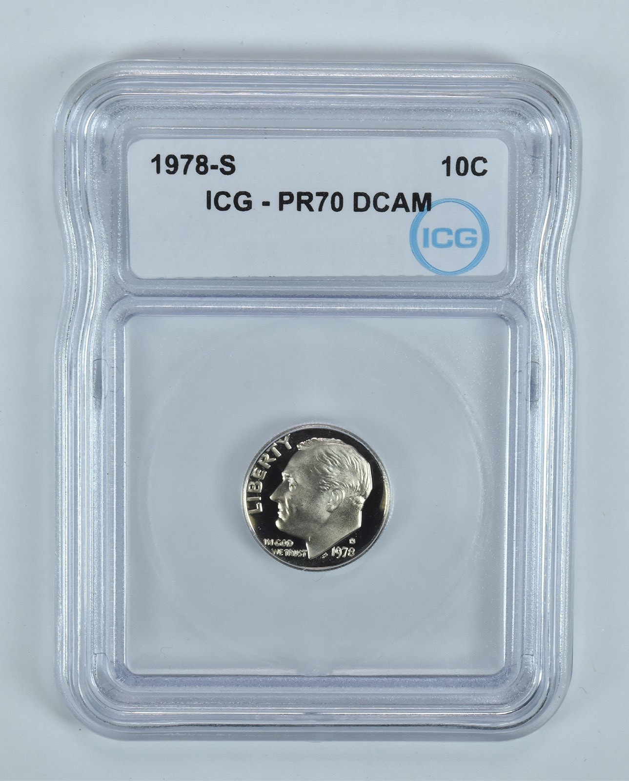 1978-S Roosevelt Dime PR70 DCAM ICG