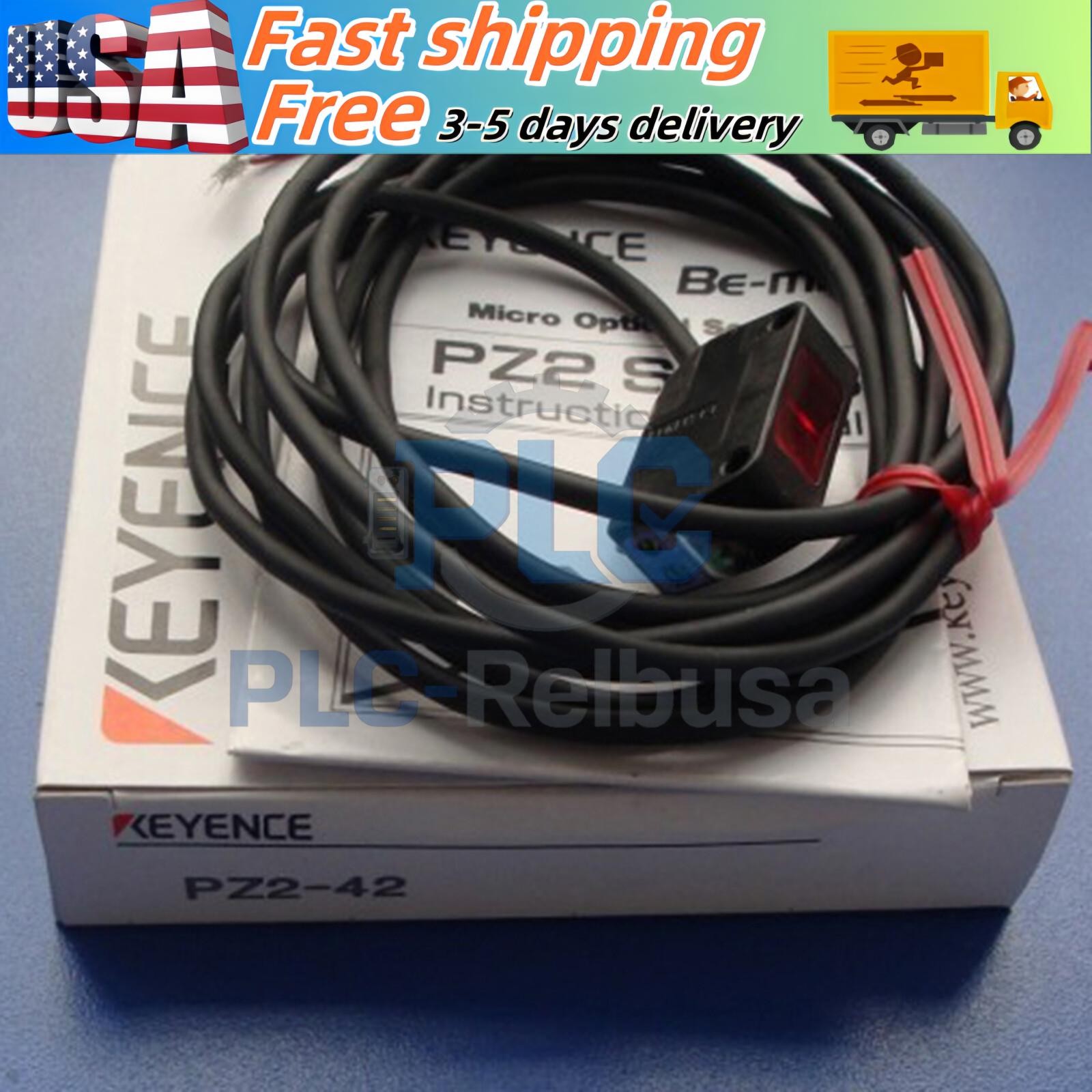 Keyence PZ2-42 Photoelectric Sensor PZ242 1PC New US Free TAX  US Free TAX