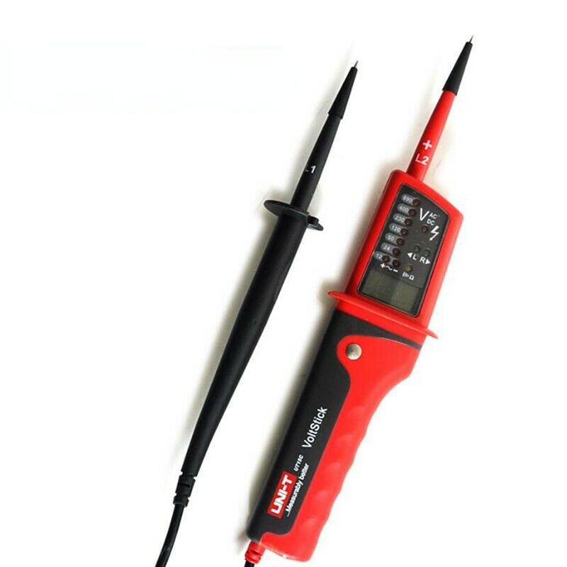 UT15C LED LCD Display AC/DC Voltage Continuity Test 12-690V Voltage Tester