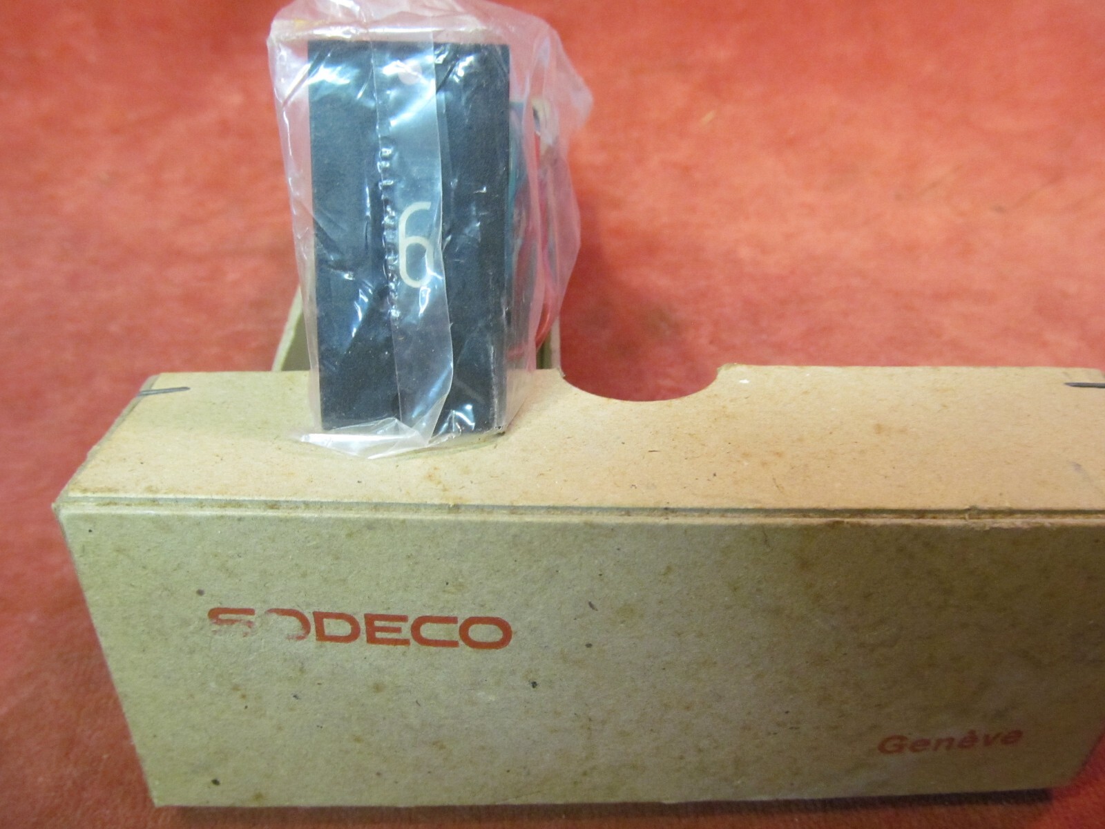 NEW OLD STOCK SODECO SINGLE 1/2" DIGIT COUNTER 1TDr0t9 110V 110mA