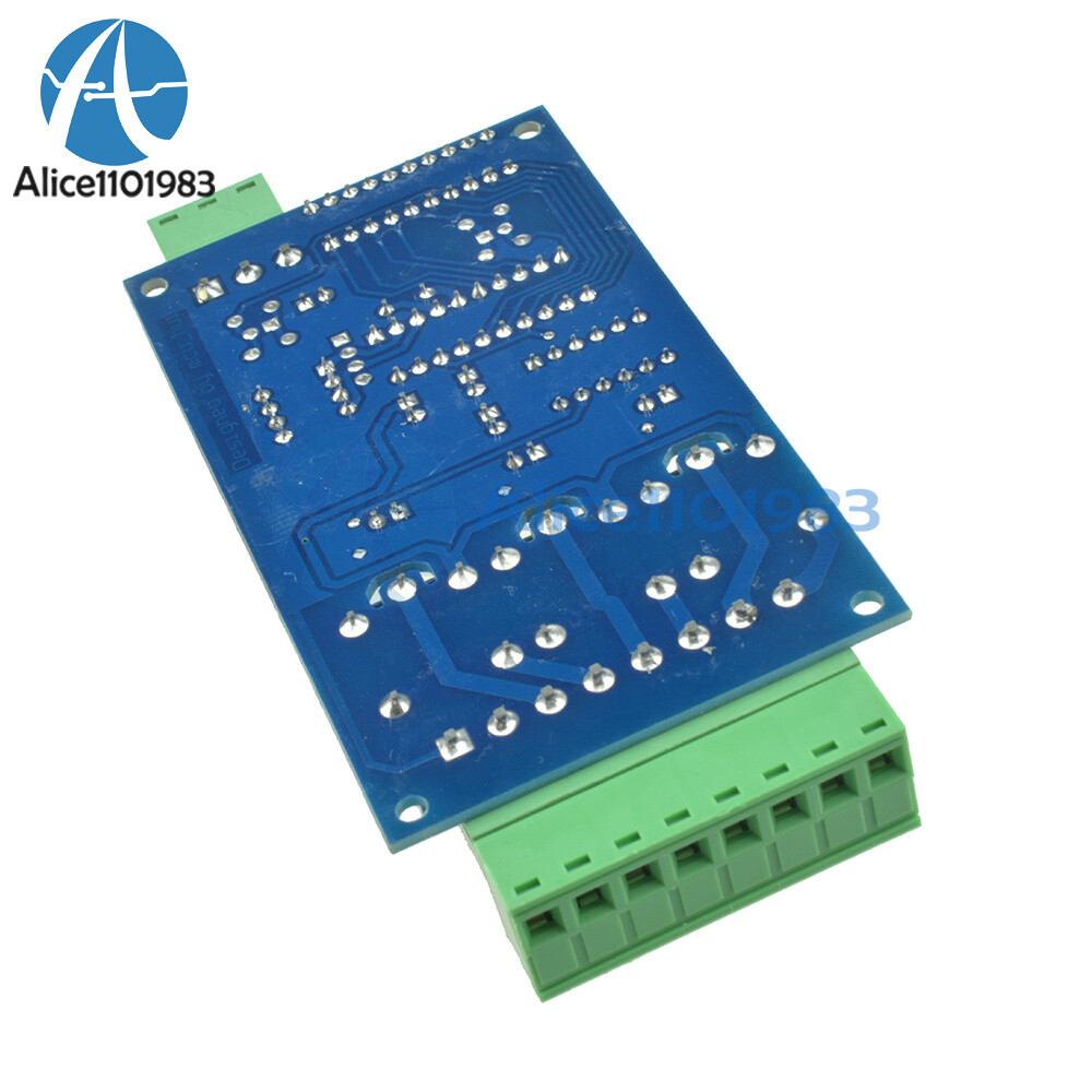 2PCS DMX512 5A 3-Channel Controlled Relay Switch Converter DMX Dimmer Relay