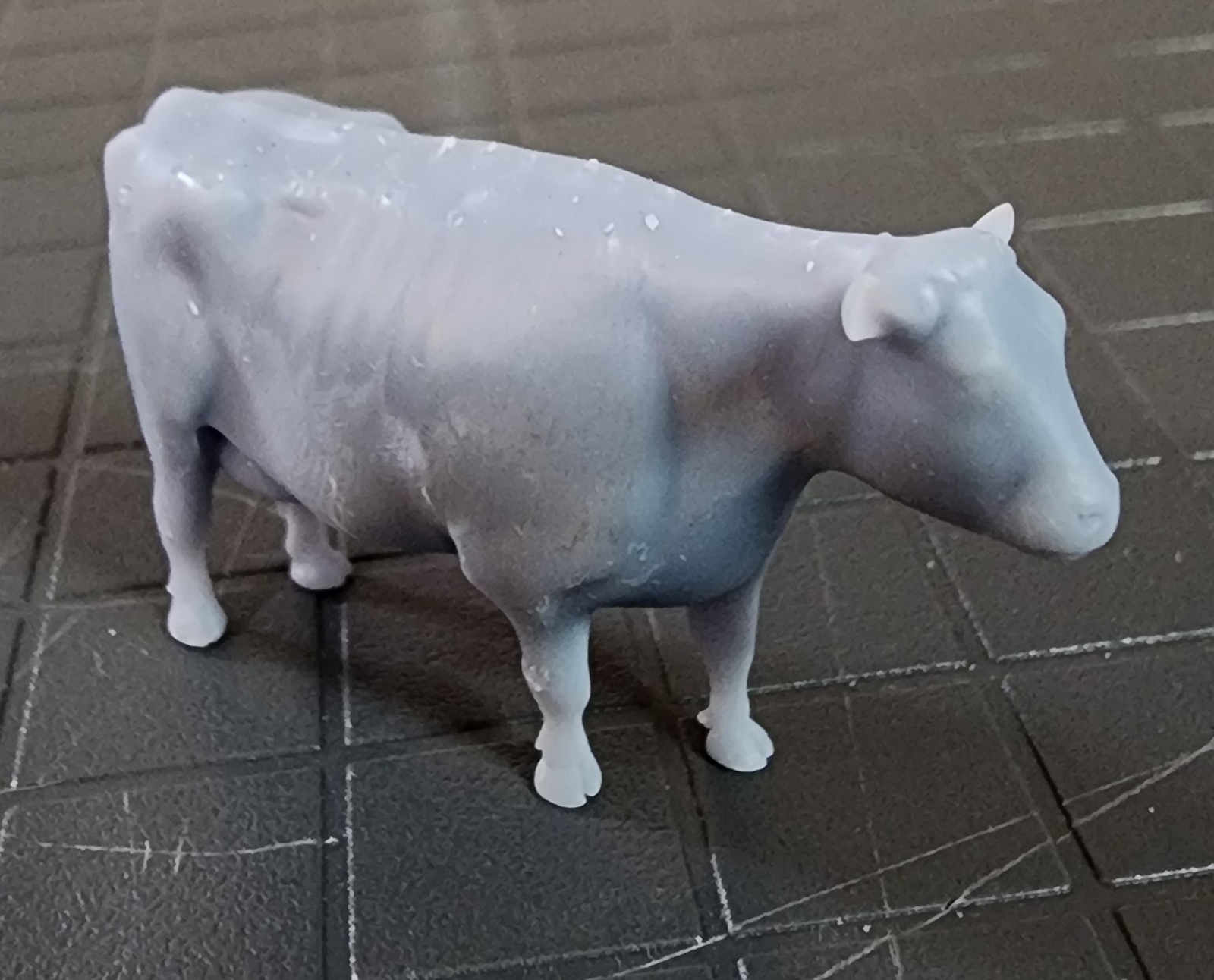 1/64 3D Printed Dairy Cow Standing Looking Forward