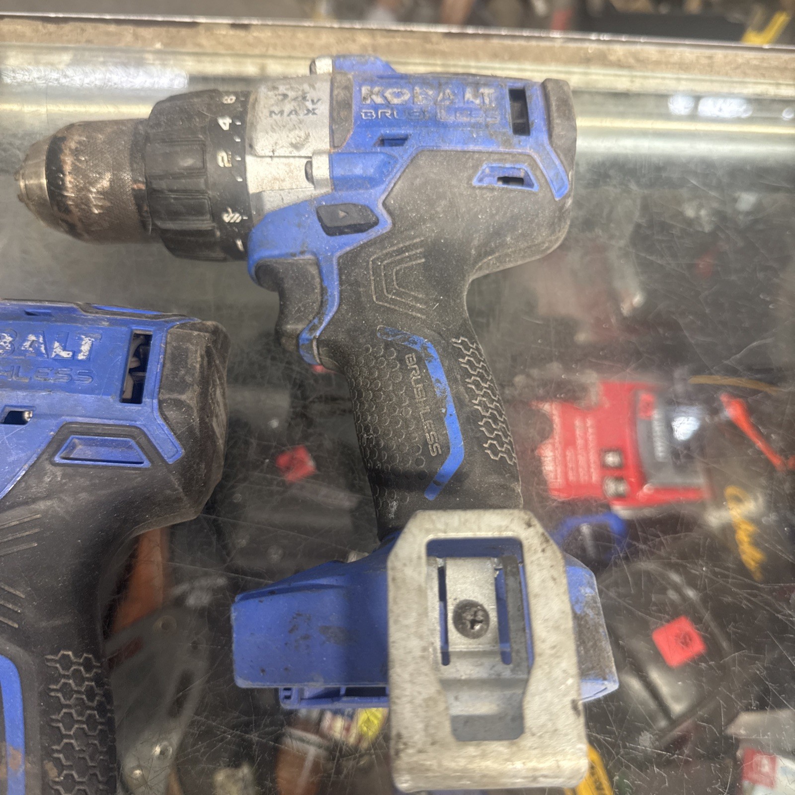 Used Kobalt Powertool 24V Bundle 24 Volt Drill Impact Light Multi Tool Hacksall+