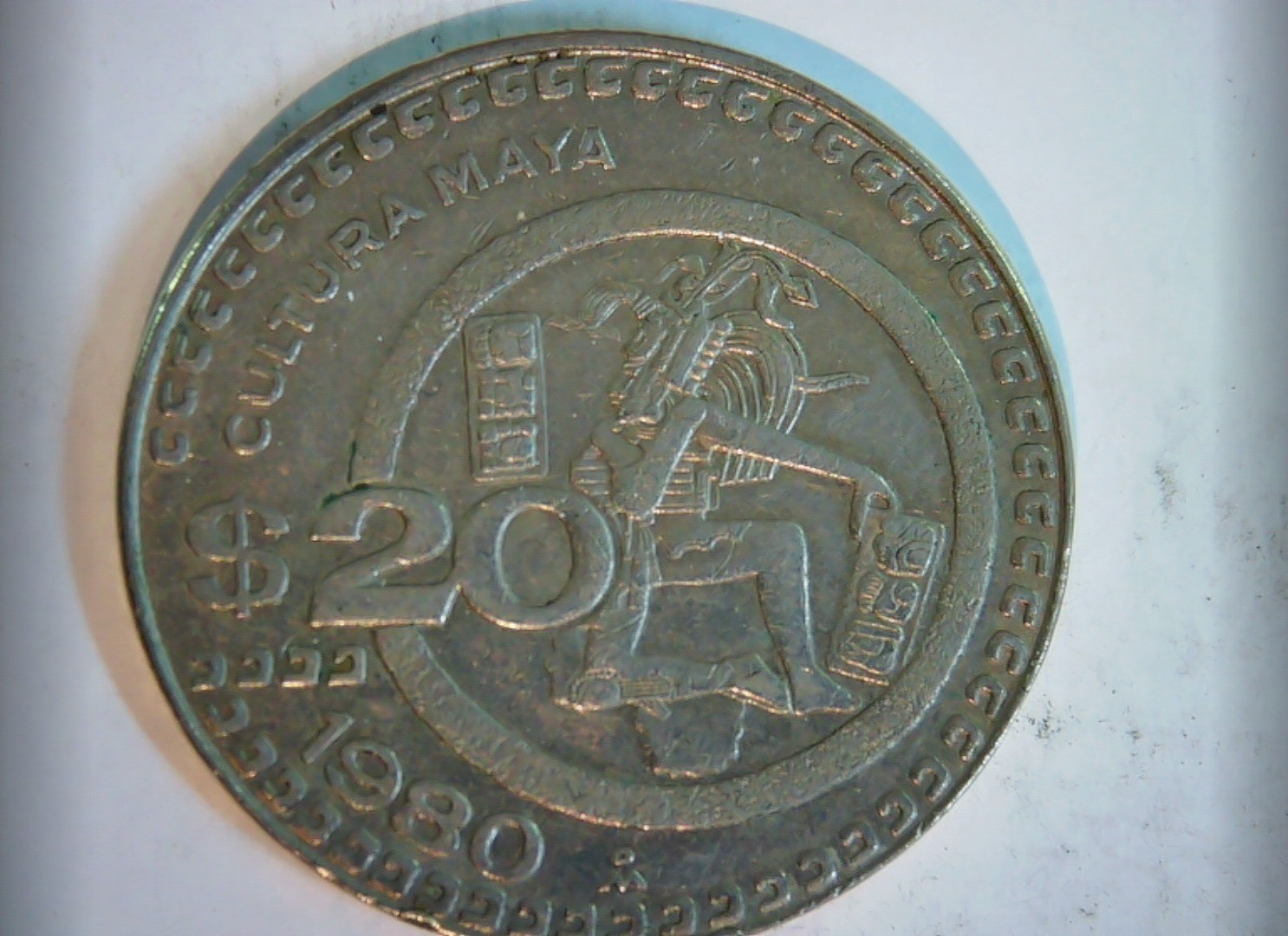 Mexico 1980 20 Pesos Mexico 20 Pesos (Calendario Azteca / Piedra del Sol) Coin