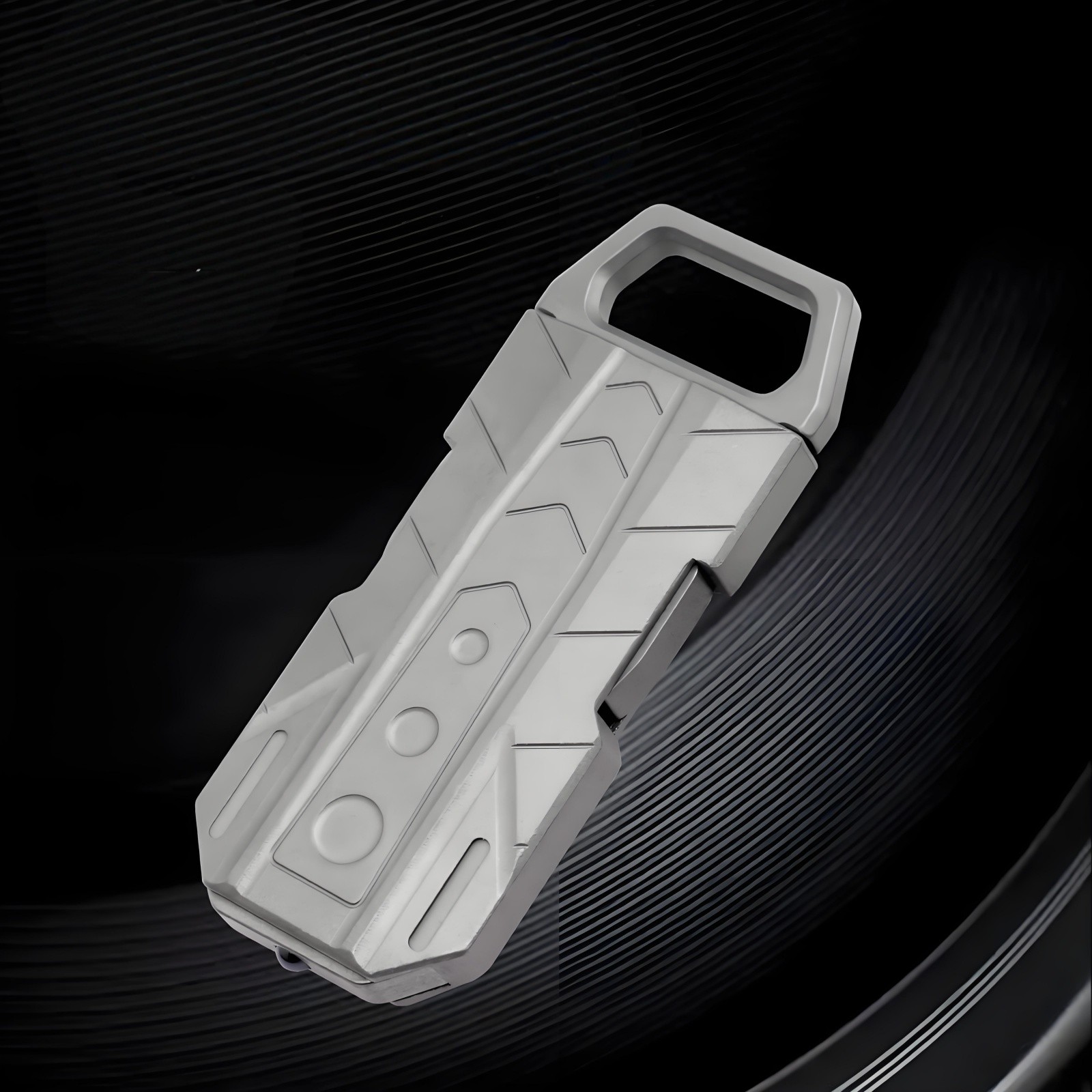 Titanium Alloy Quick Buckle Detach Belt Waist Clip Keychain Holder Hanging EDC