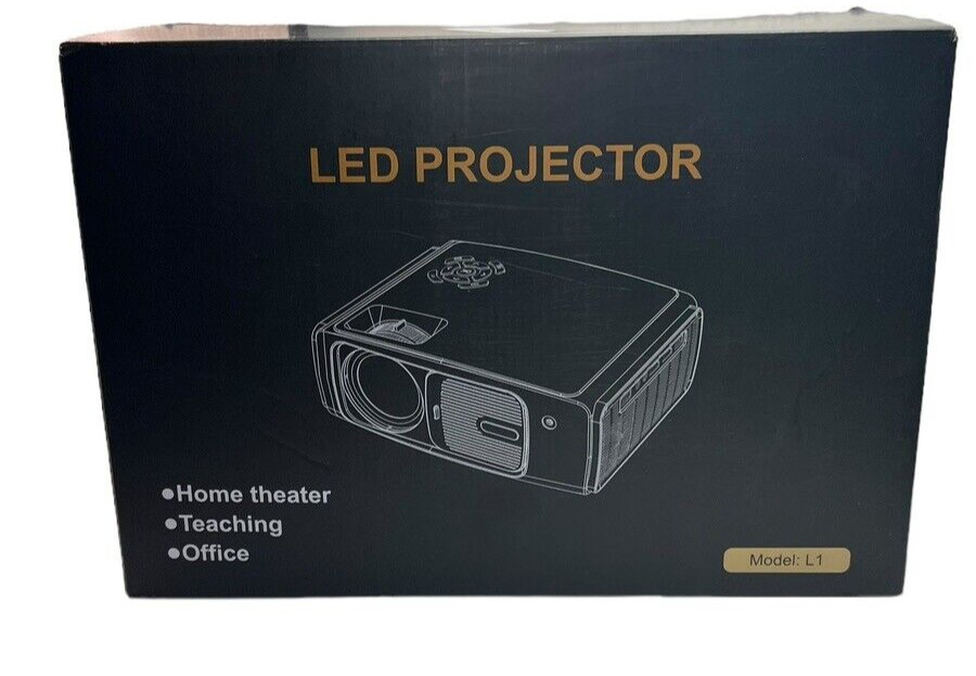 VYSER L1 Native 1080P 400 ANSI 5G WiFi Bluetooth Projector + Keystone Correction