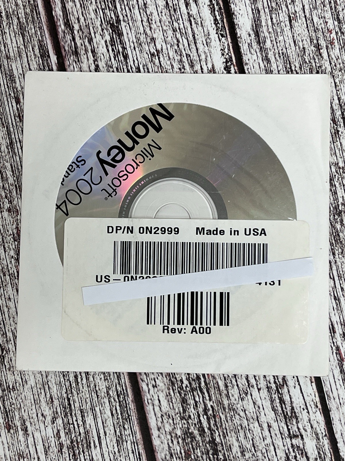 NEW Microsoft Money 2004 Standard Edition Software CD With Original Dell OEM