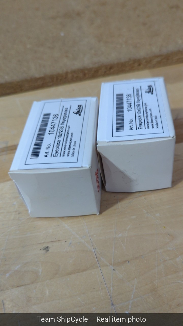 PAIR Leica Microscope Eyepiece 10x23B 10447136 INBOX G2U