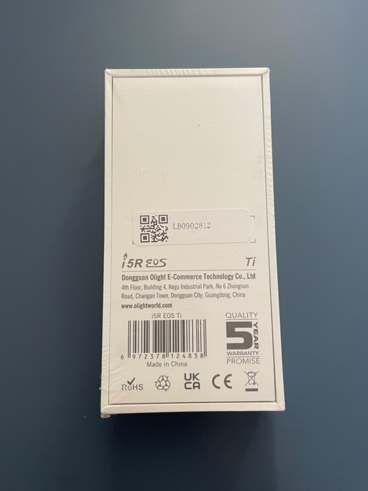 Olight i5R EOS Ti Titanium - BRAND NEW!! Still Sealed!