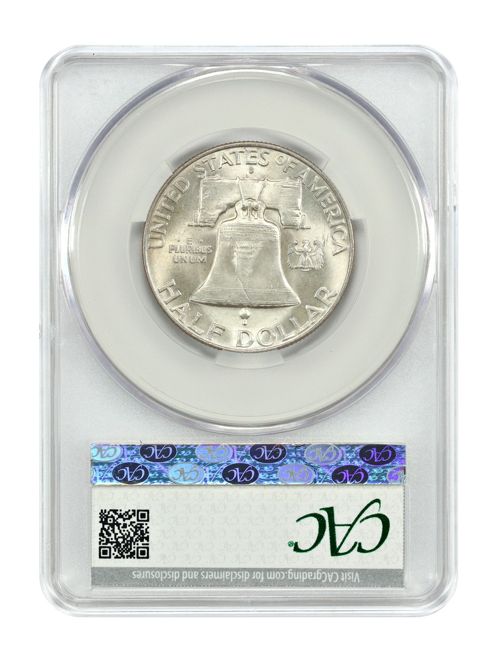 1951-D 50C CACG MS63FBL - Franklin Half Dollar