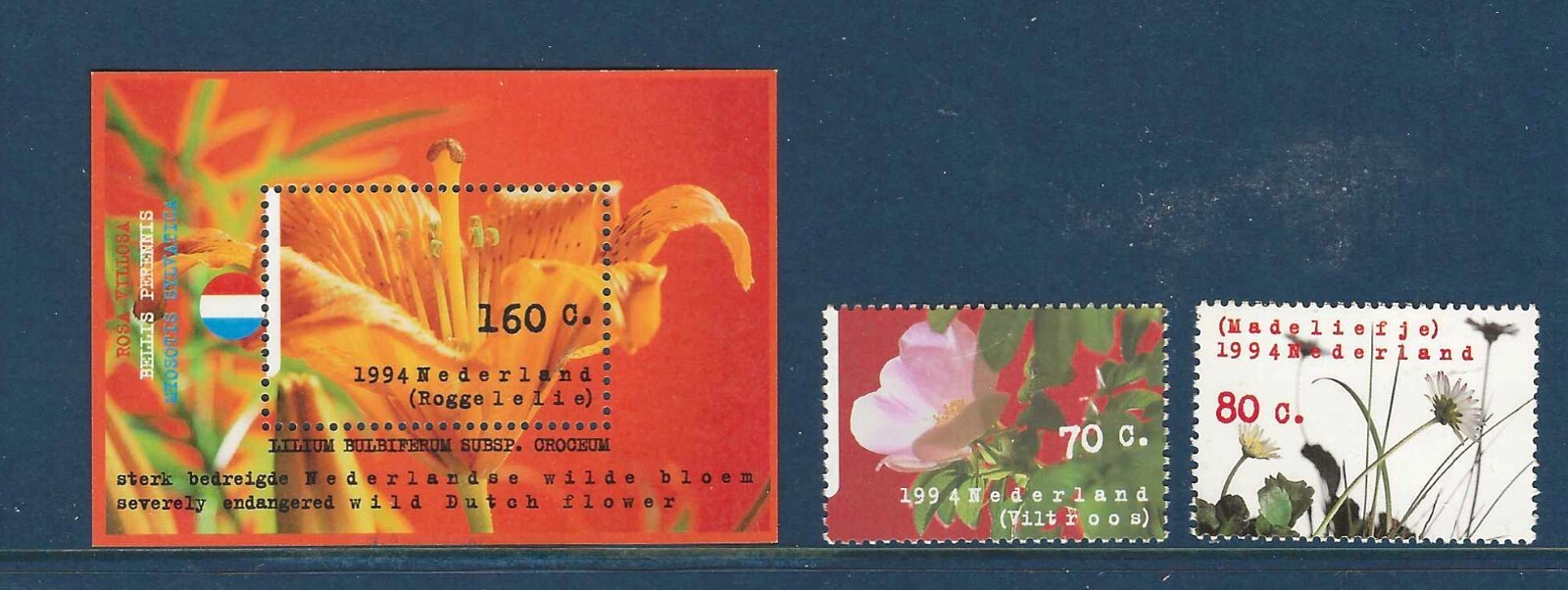 Netherlands 1994 flowers MNH MS (a430)