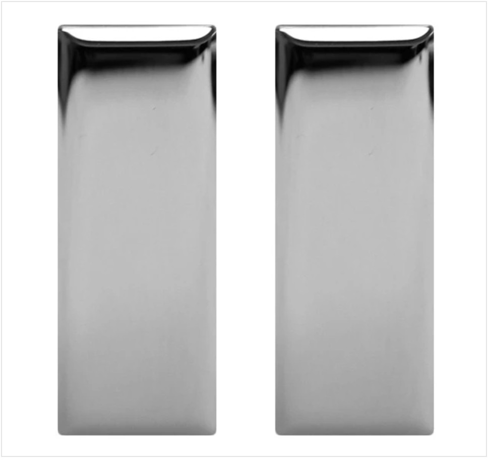 GENUINE U.S. RANK INSIGNIA: FIRST LIEUTENANT - NICKEL PLATED