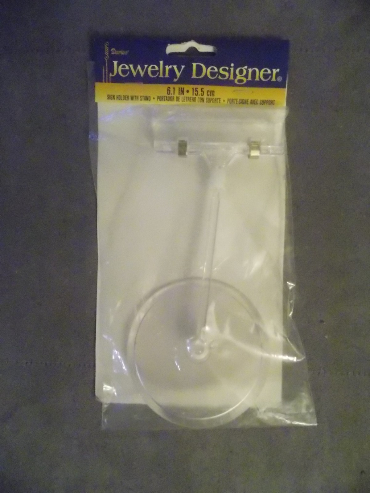 Small Sign Holder 6.1 Inch with Stand