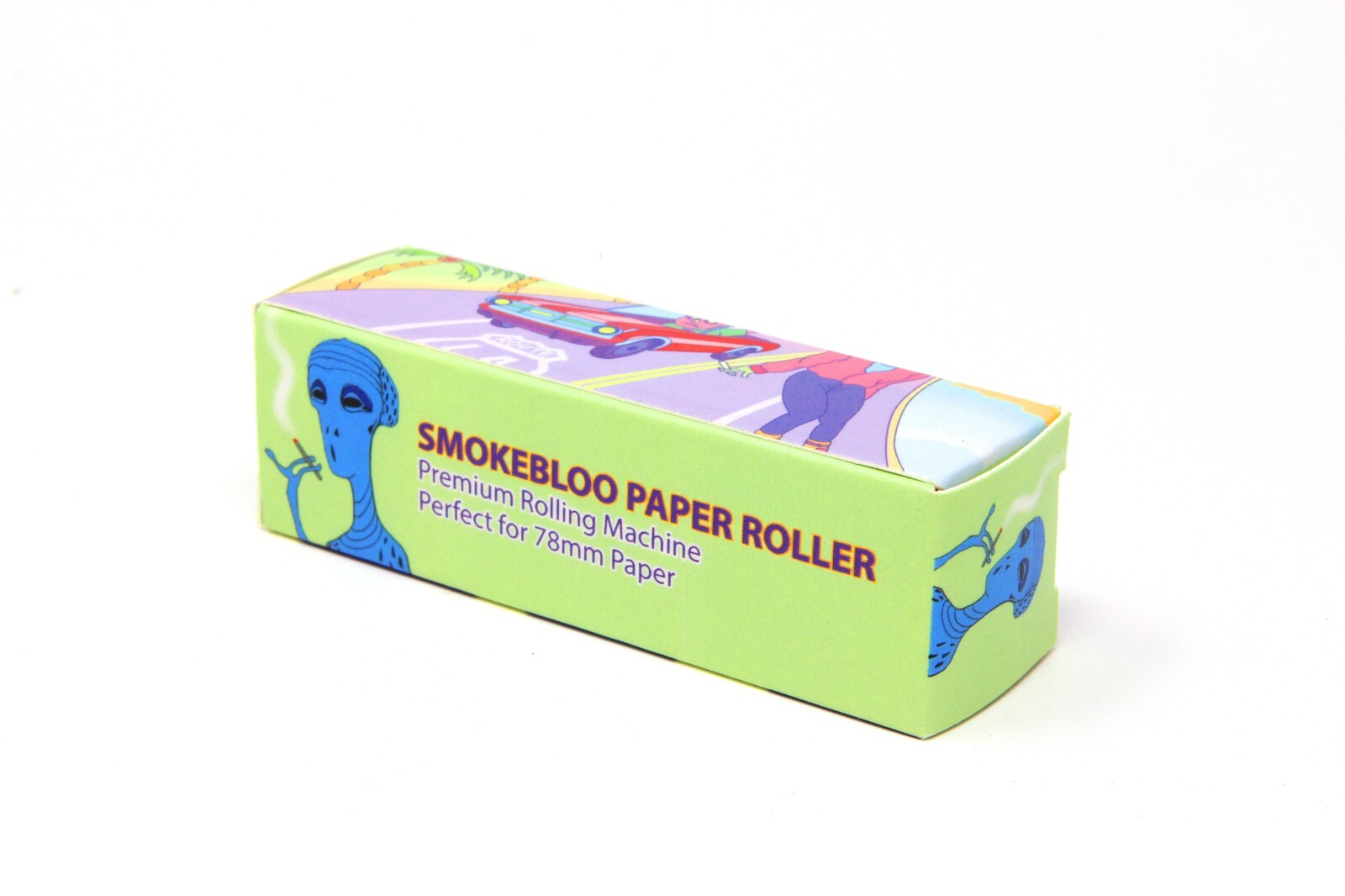 78mm Cigarette Rolling Machine Premium Smoke Bloo Alien by Quik Wikk